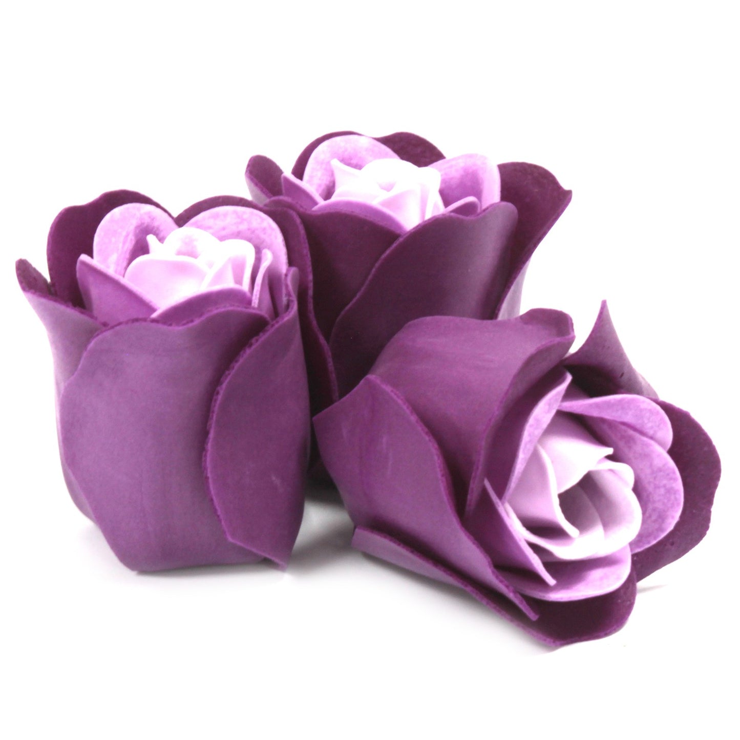 Soap Flower Heart Box - Lavender Roses