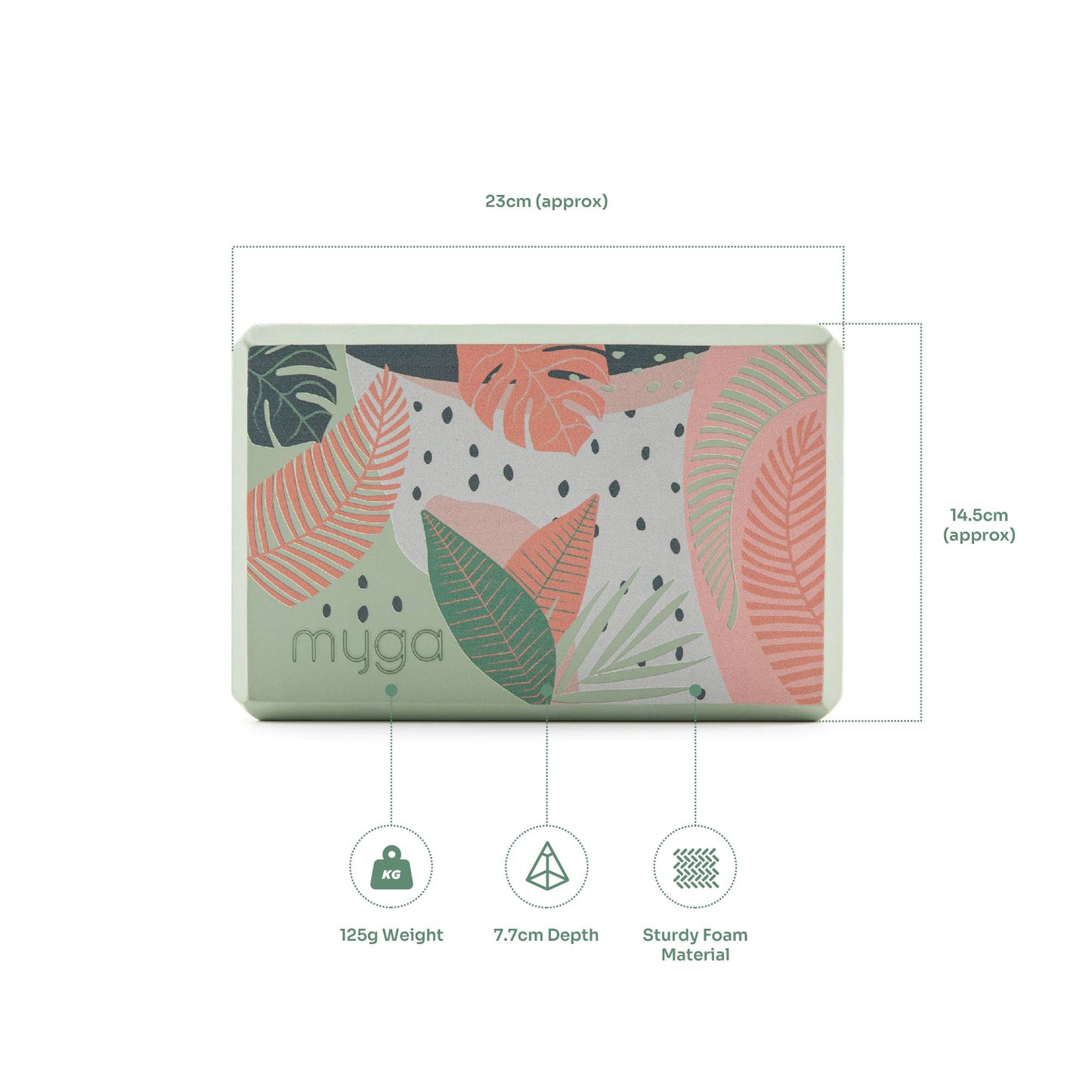 Printed Yoga Blocks: Terrazzo