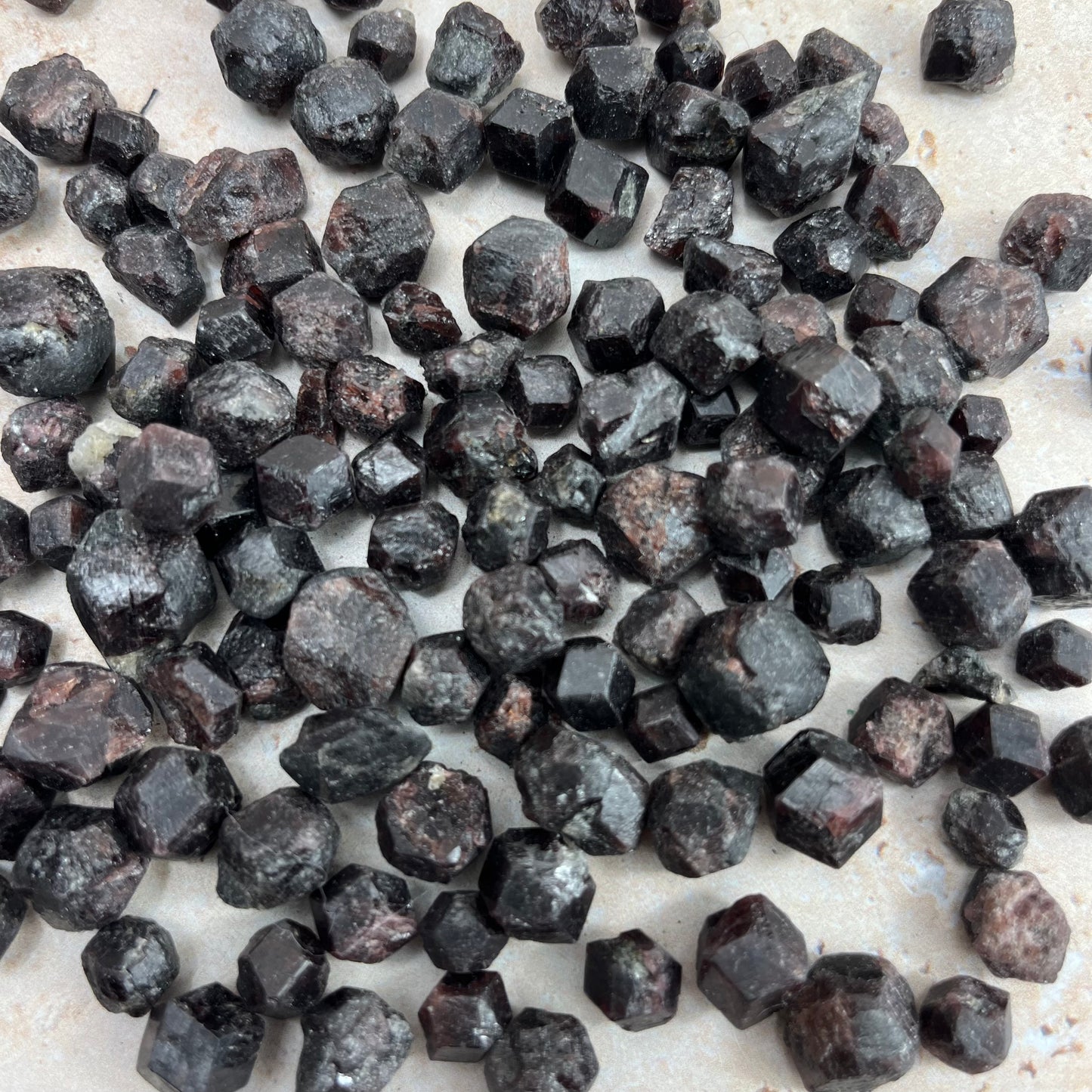 Faceted Garnet Tumble Piece