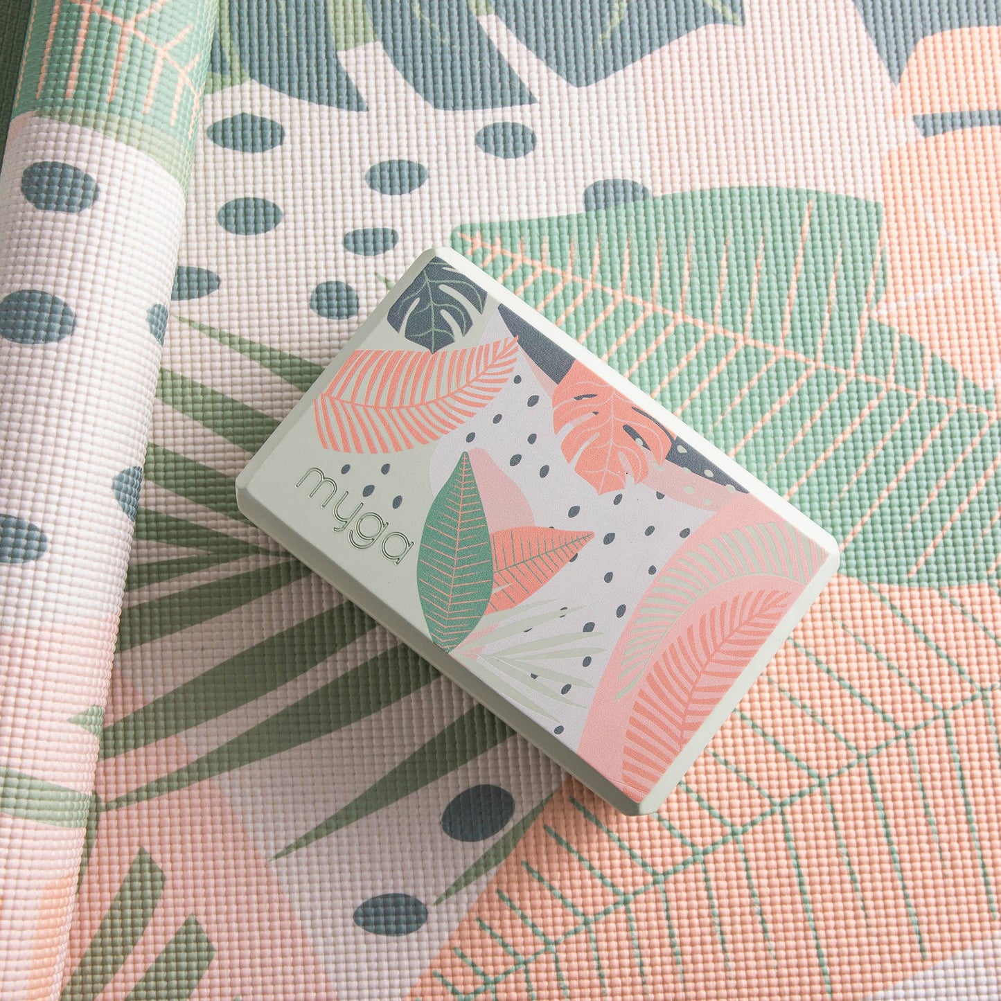 Printed Yoga Blocks: Terrazzo