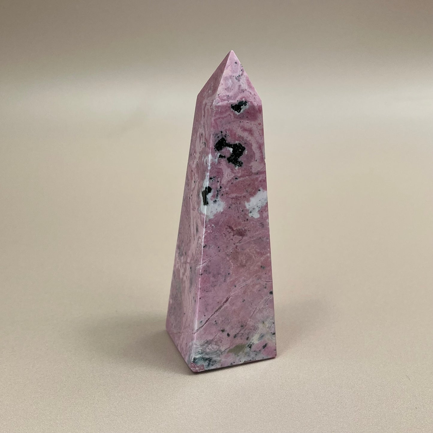 Peruvian Rhodonite Obelisk