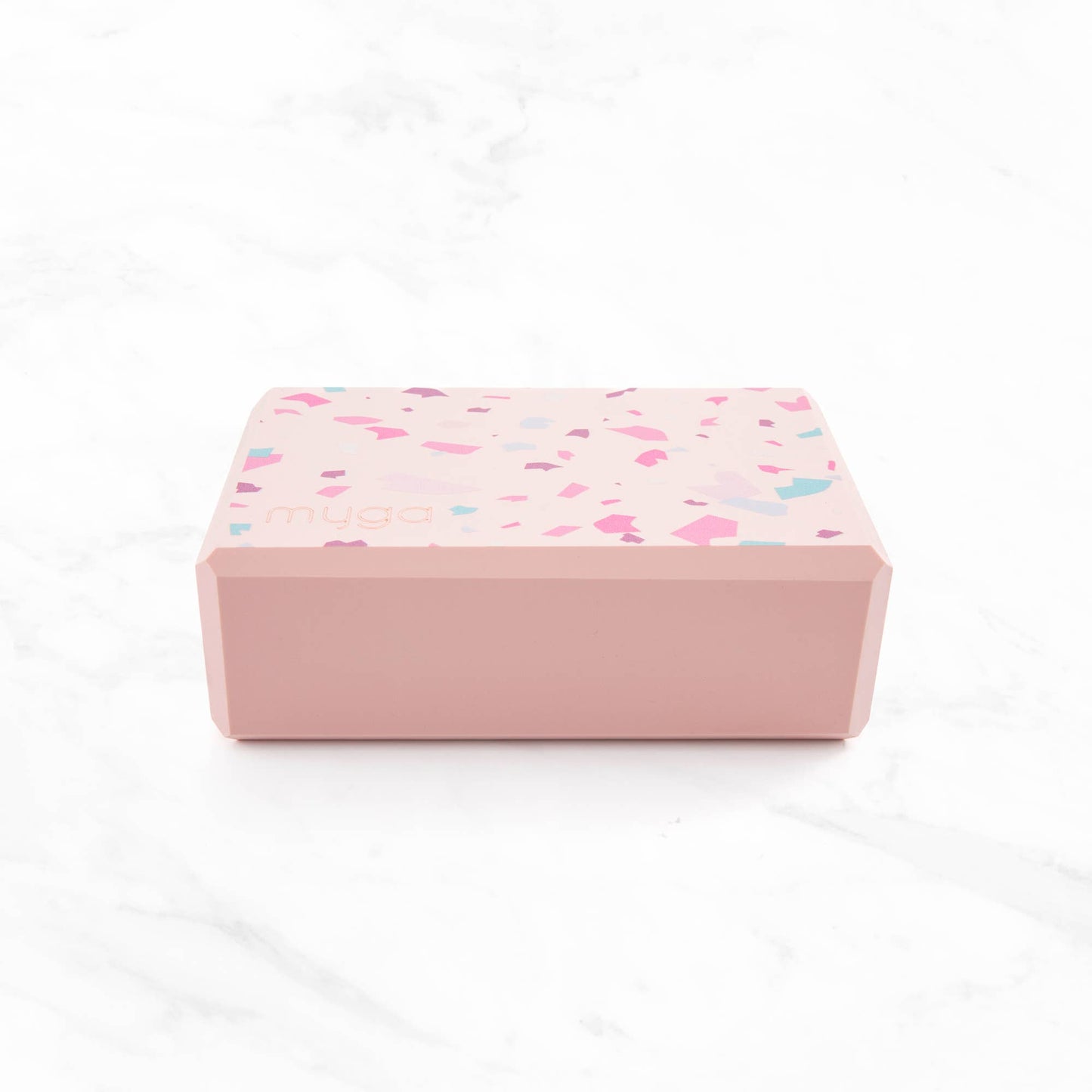 Printed Yoga Blocks: Terrazzo