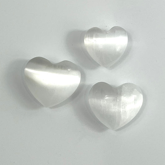 Selenite Mini Heart