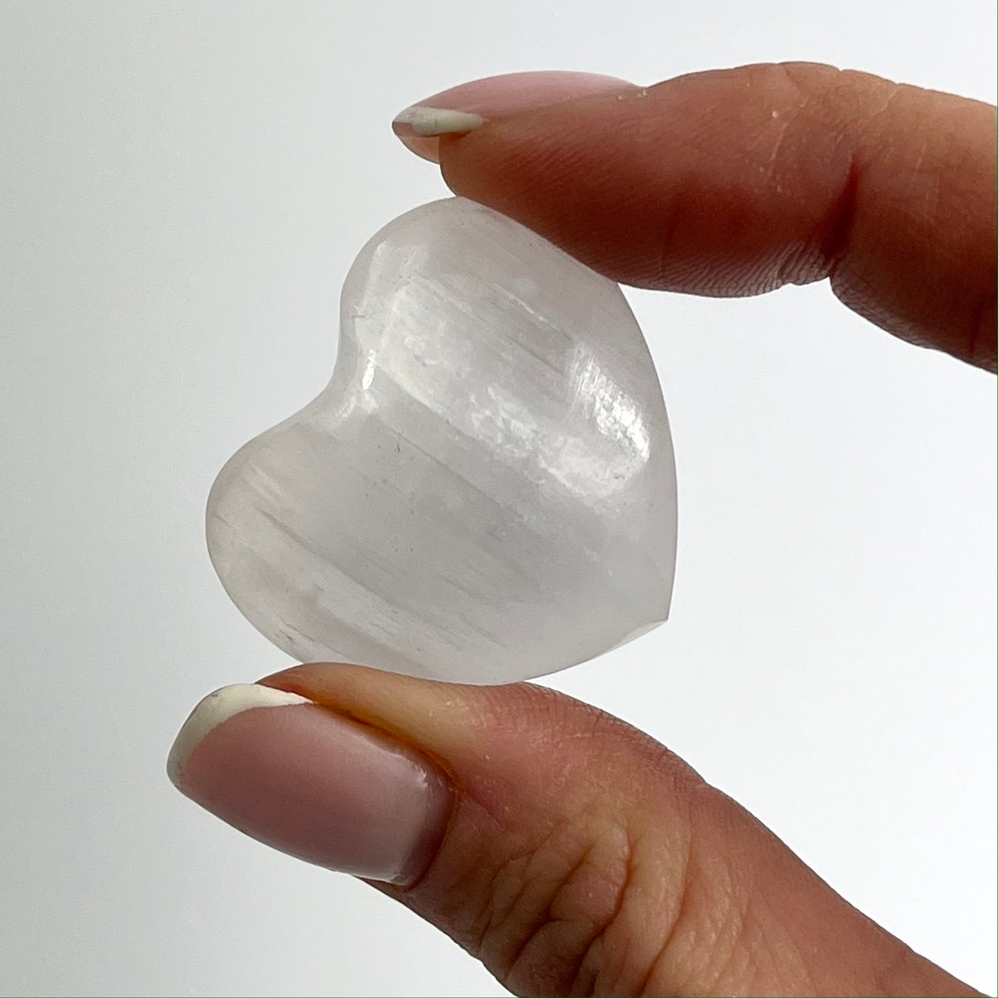 Selenite Mini Heart