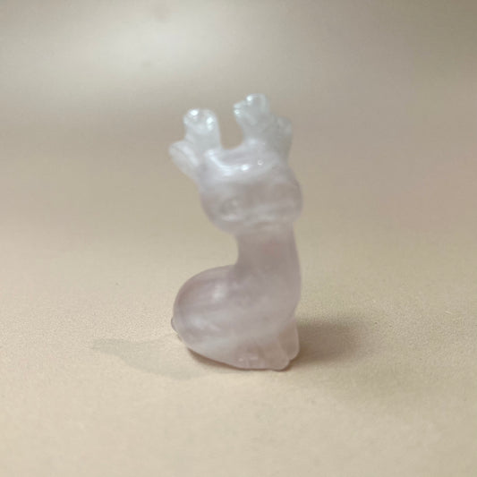Rose Quartz Reindeer