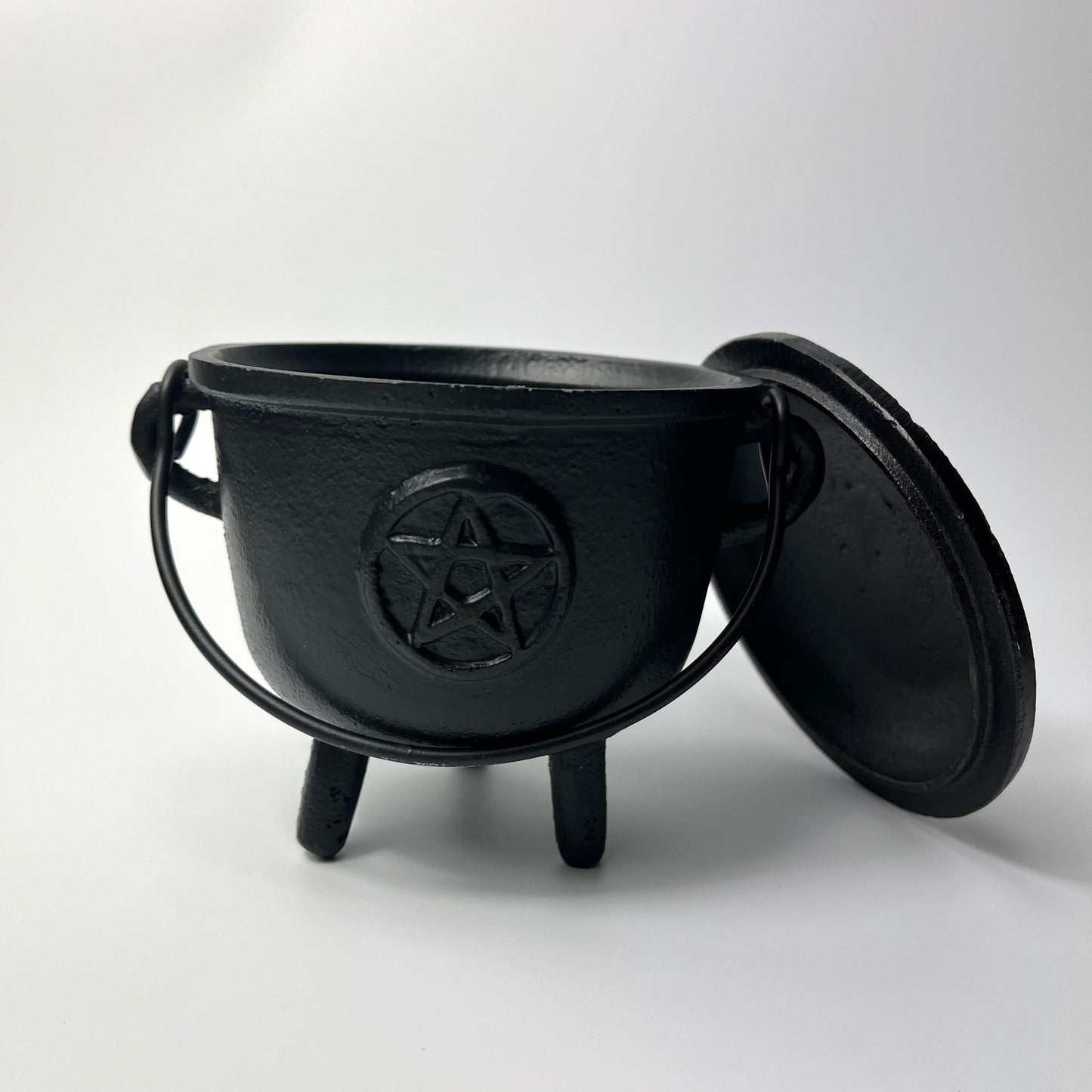 Pentagram Cast Iron Cauldron