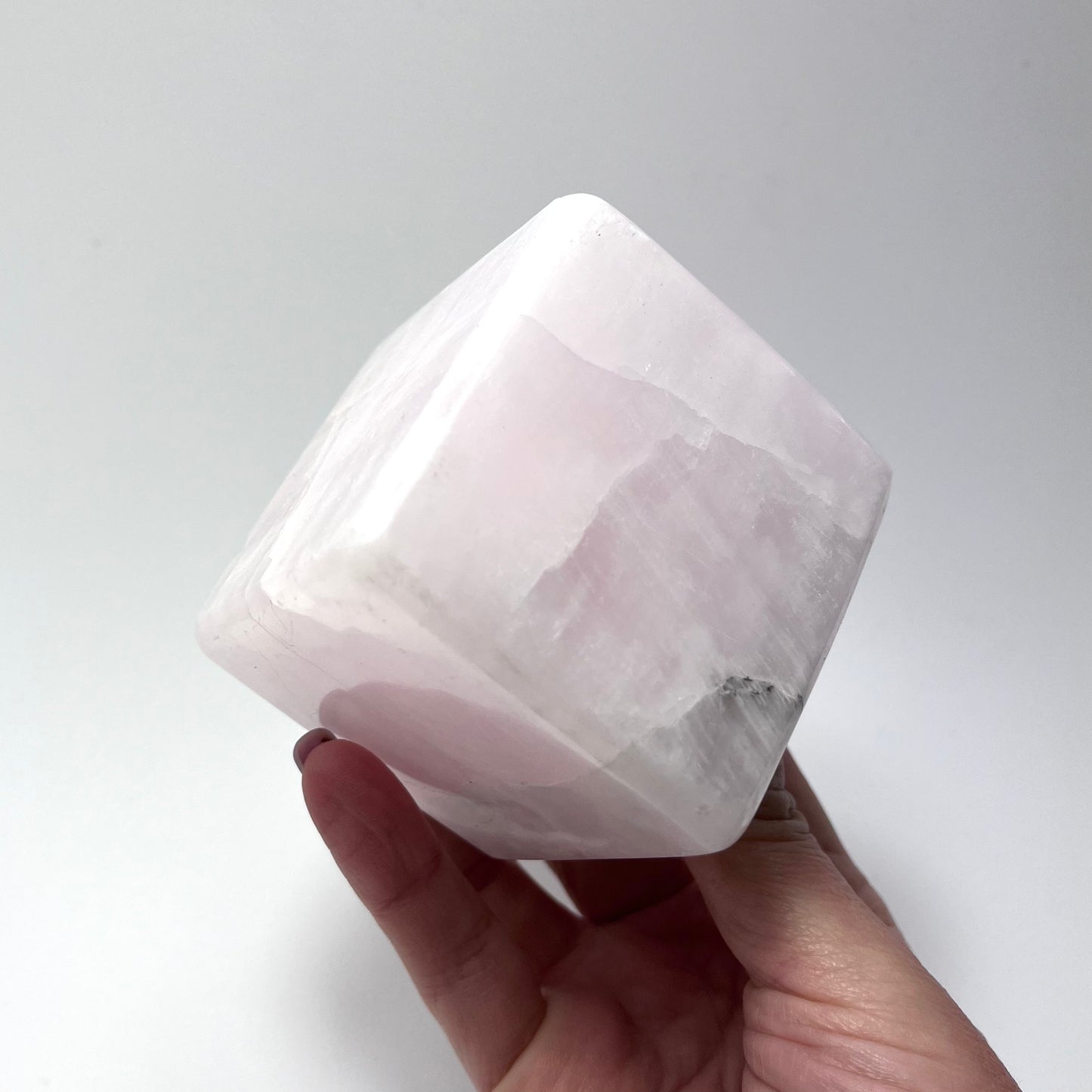 Large Pink Calcite Cube