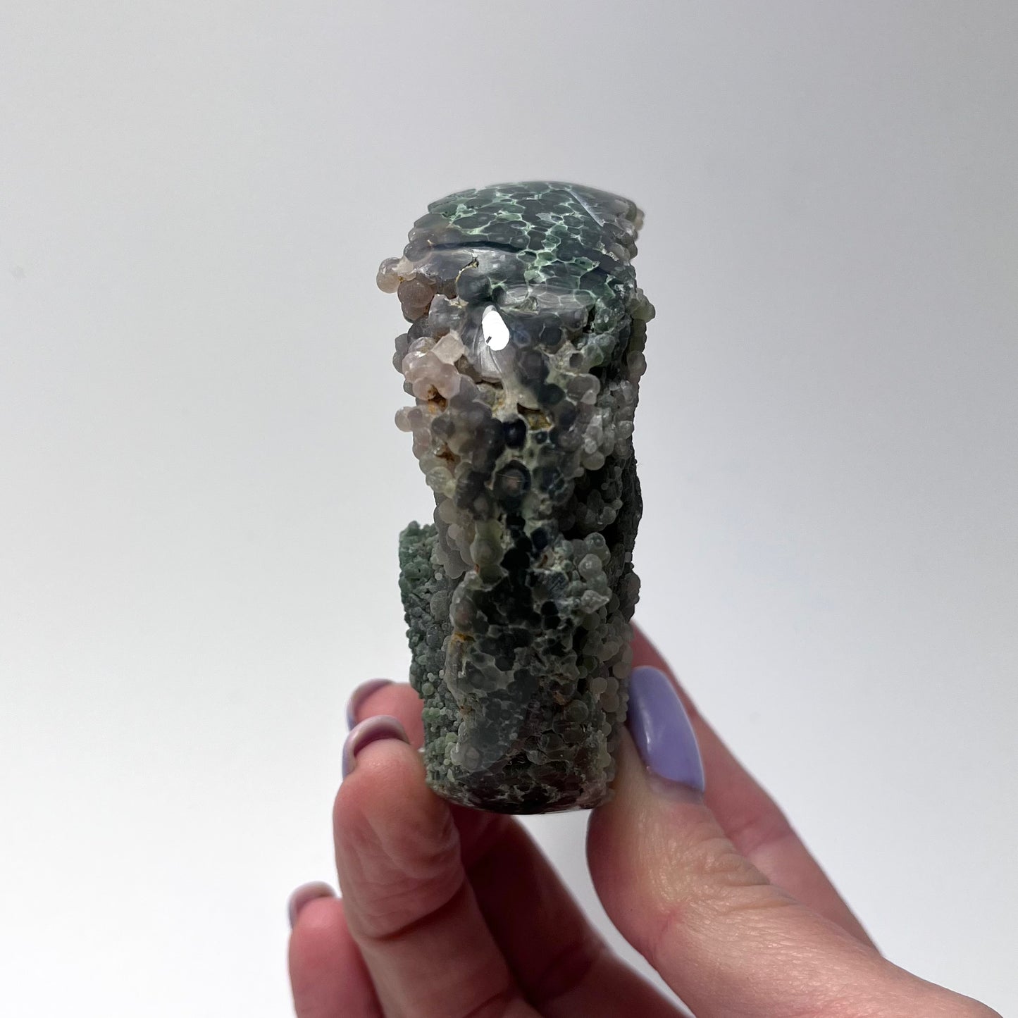 Grape Agate Double Sided Cluster