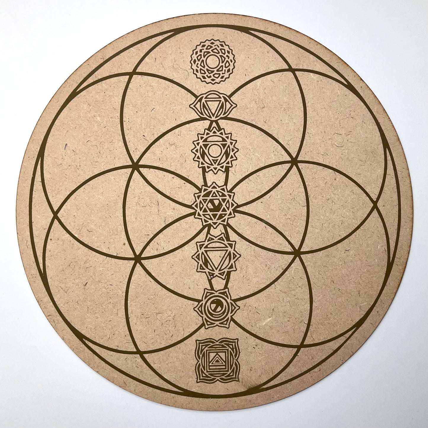 Wooden Chakra Grid Board