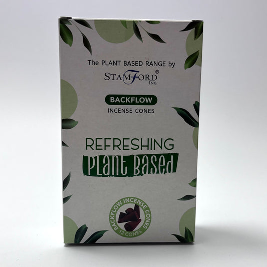 Plant Based Backflow Incense Cones - Refreshing