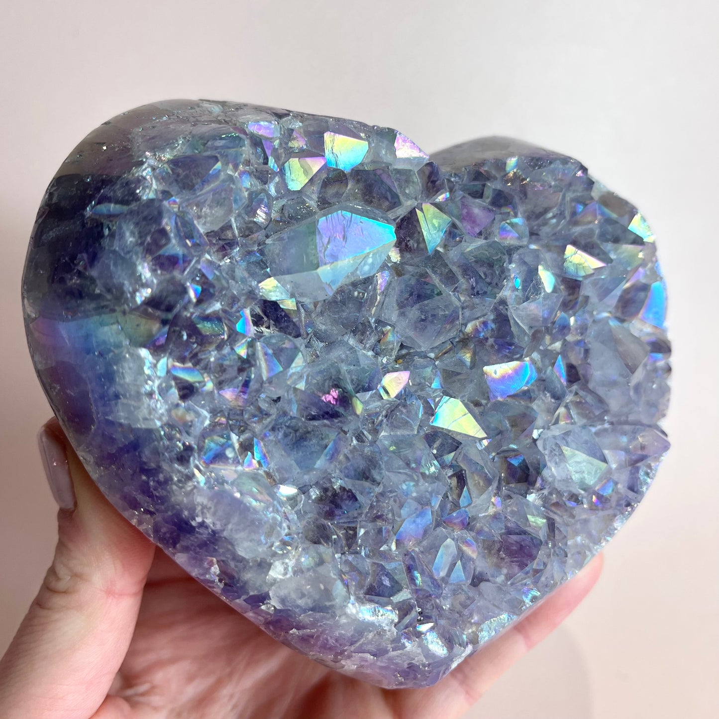 Aura Amethyst Heart