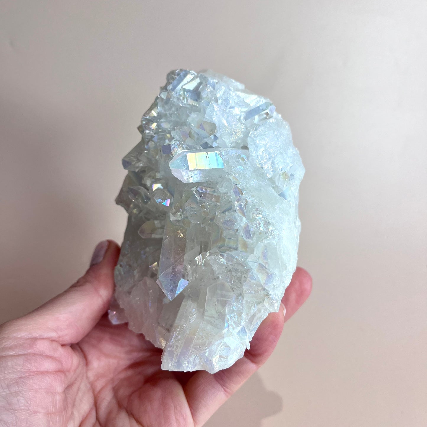 Aura Quartz Standing Cluster