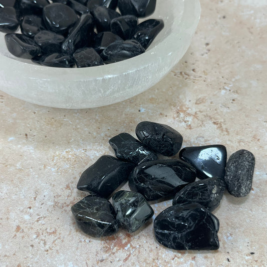 Black Tourmaline Tumble Stone