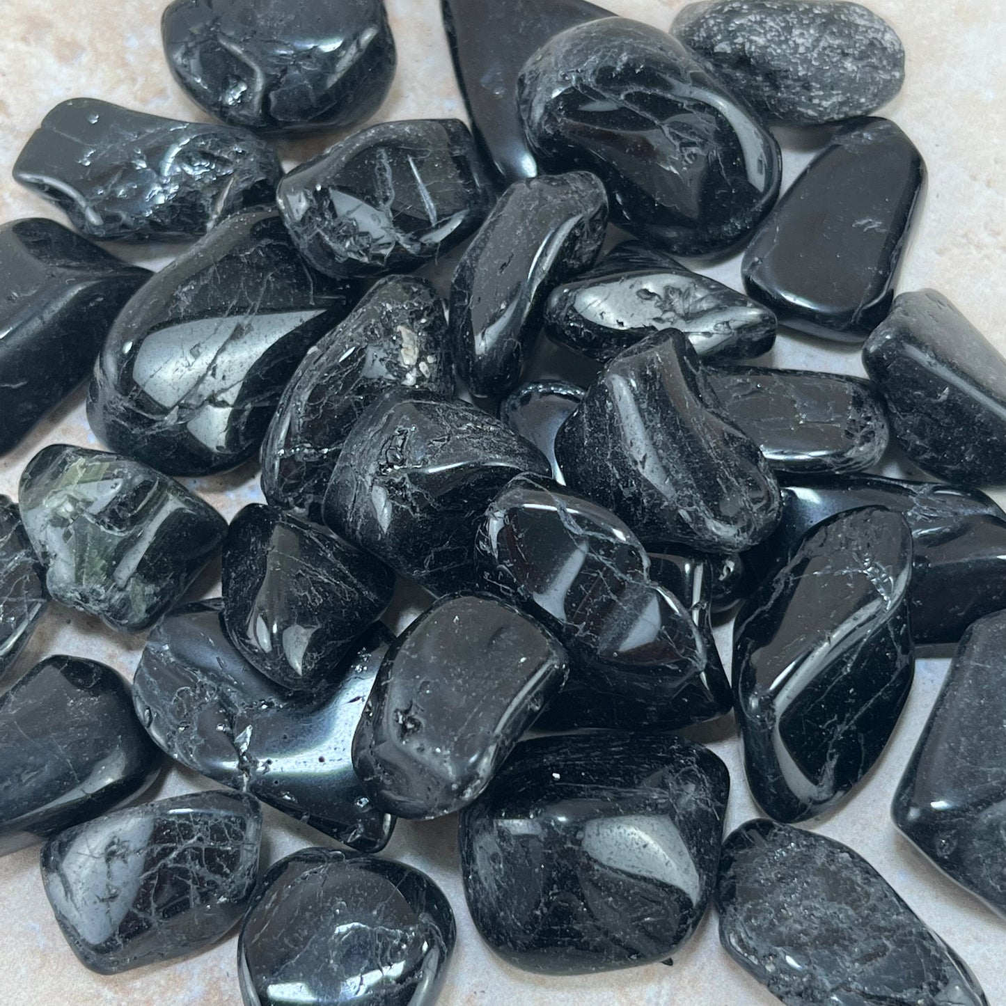 Black Tourmaline Tumble Stone