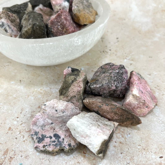 Rough Rhodonite Piece
