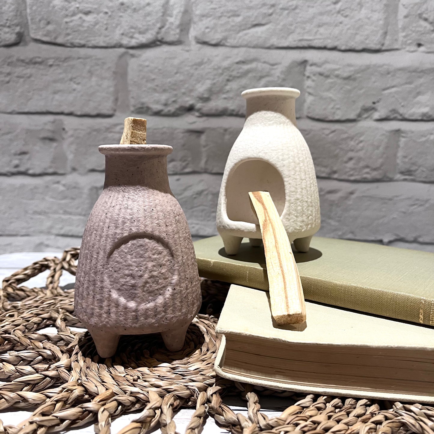 Palo Santo Burner (Cream)