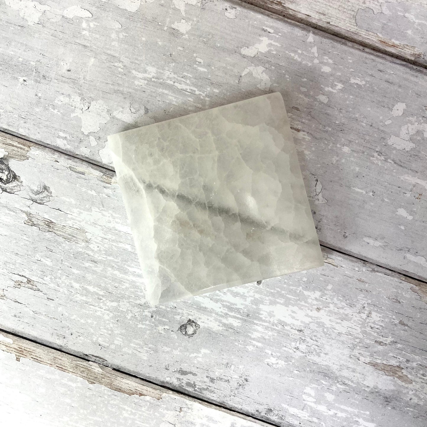 Selenite Square Charging Plate