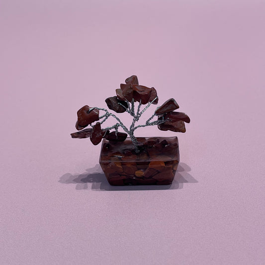 Red Jasper Chip Tree