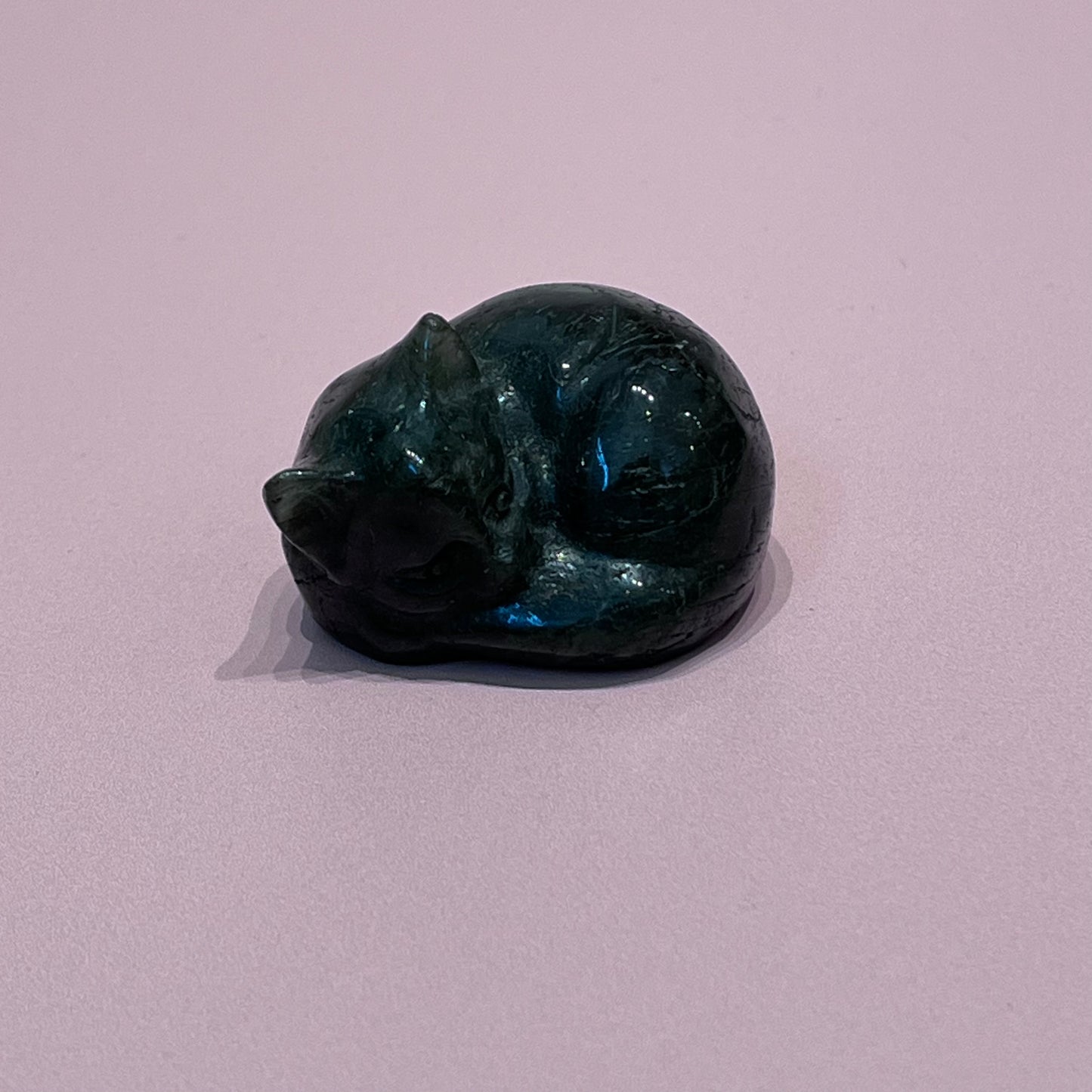 Labradorite Sleeping Cat