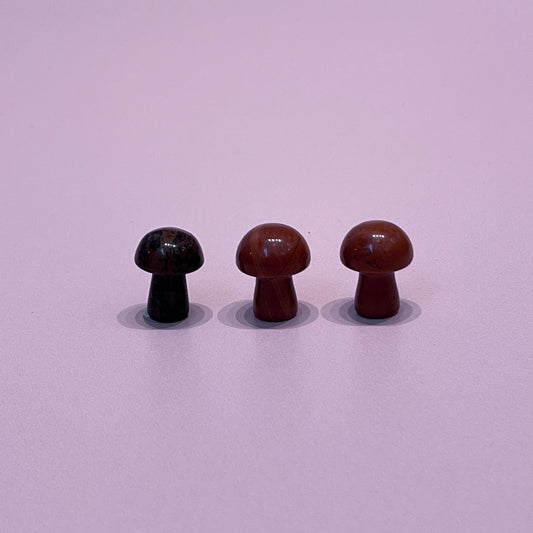 Mini Red Jasper Mushroom