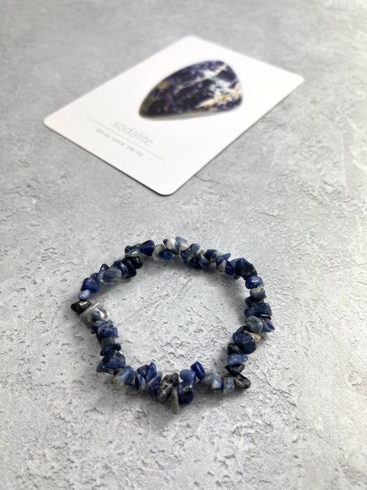 Sodalite Chip Bracelet