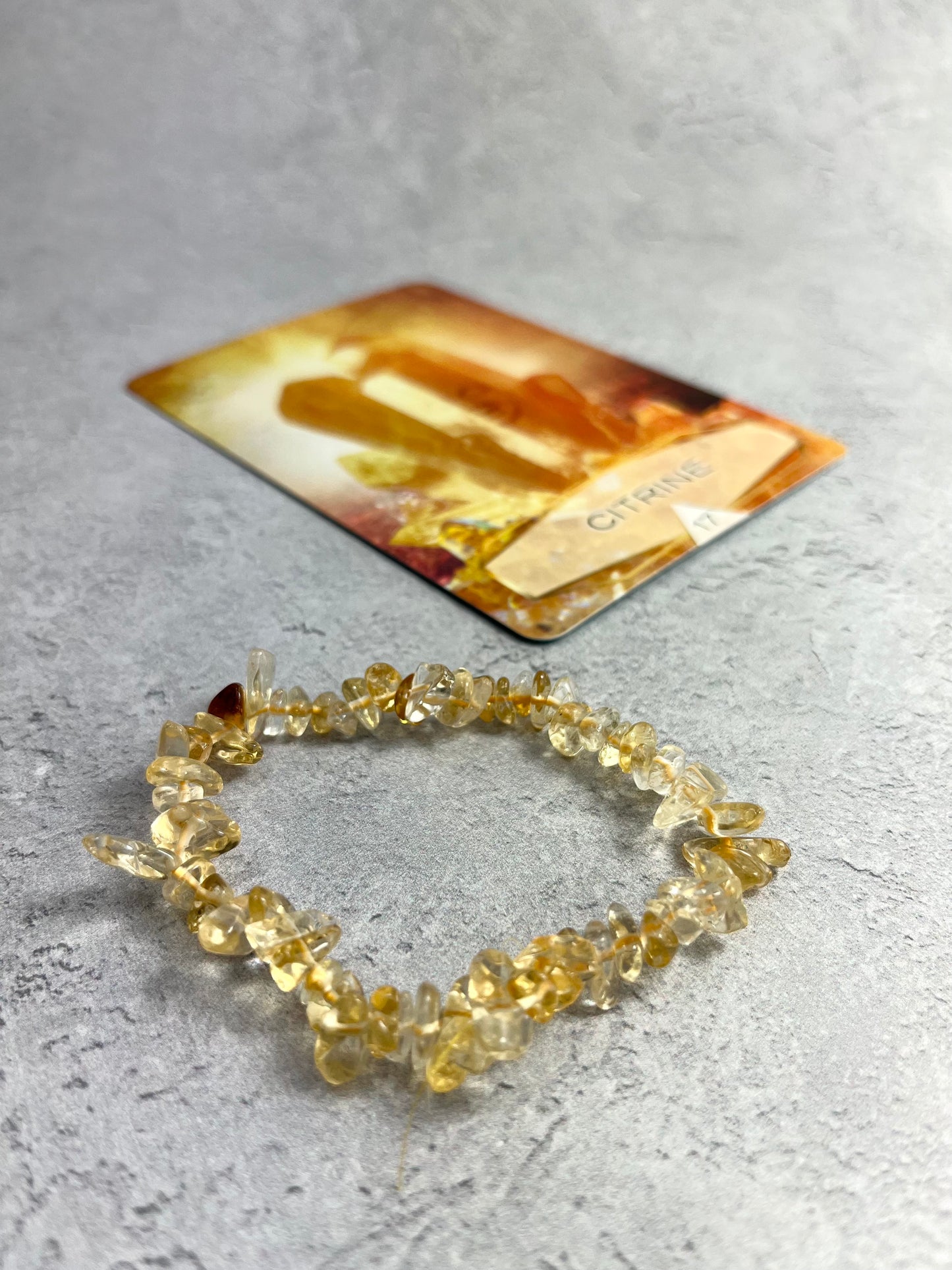 Citrine Chip Bracelet