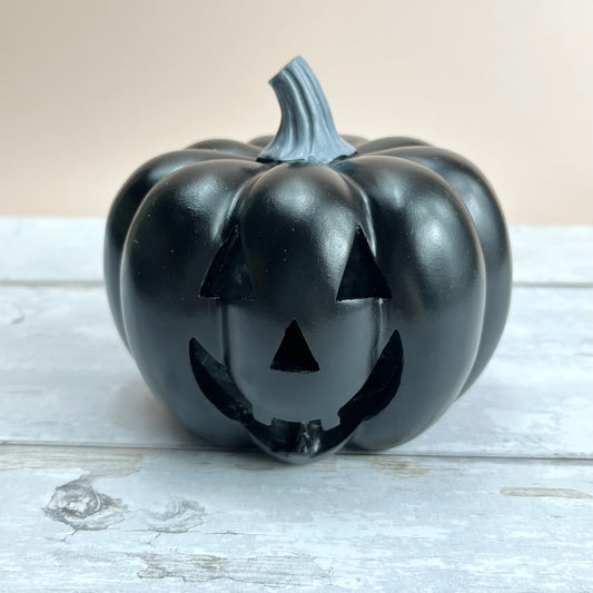 Black Pumpkin Tealight Holder