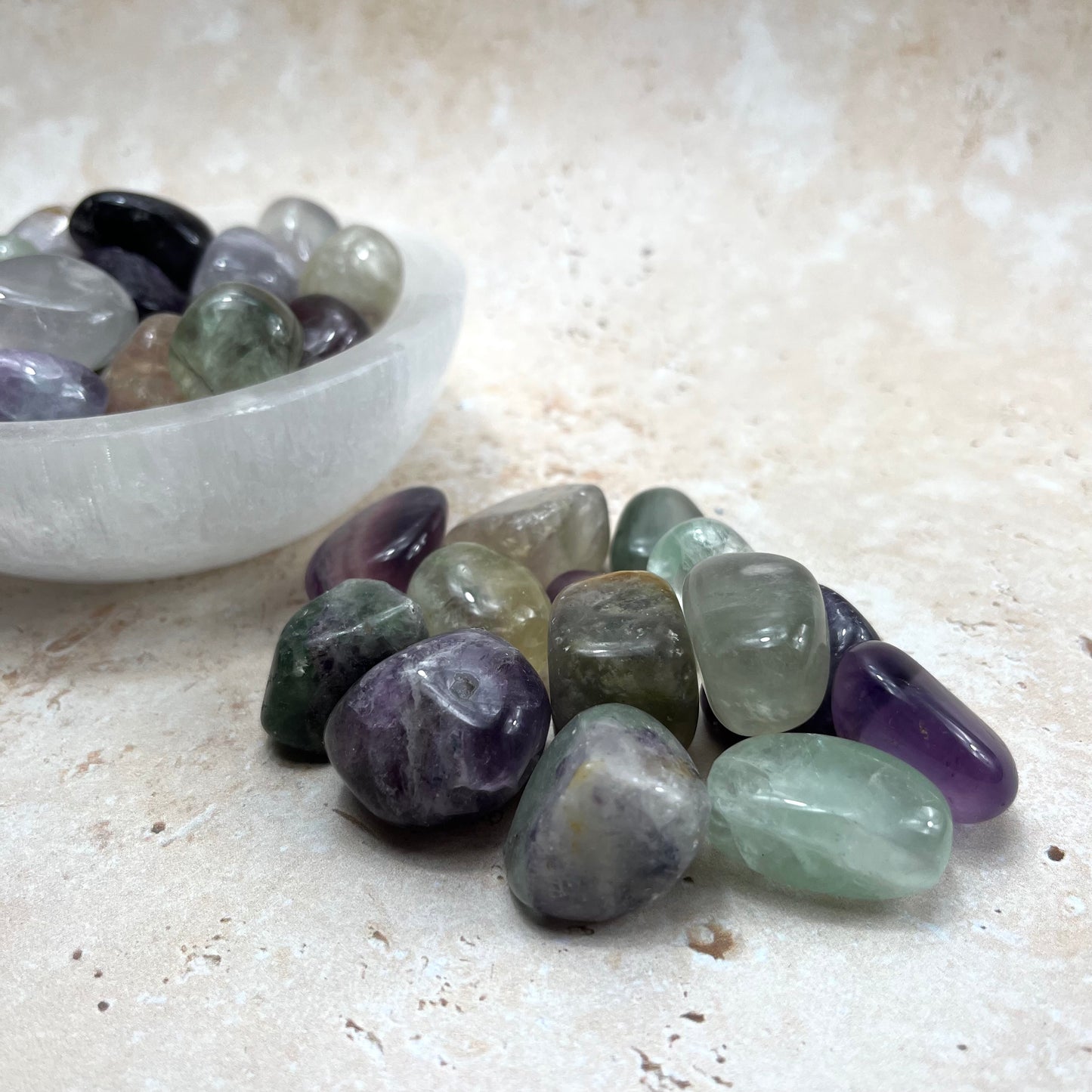 Fluorite Tumble Stone