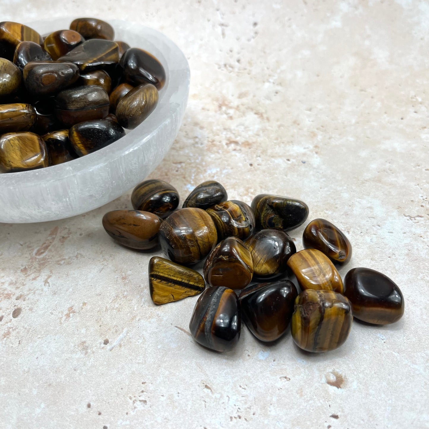 Tigers Eye Tumble Stone