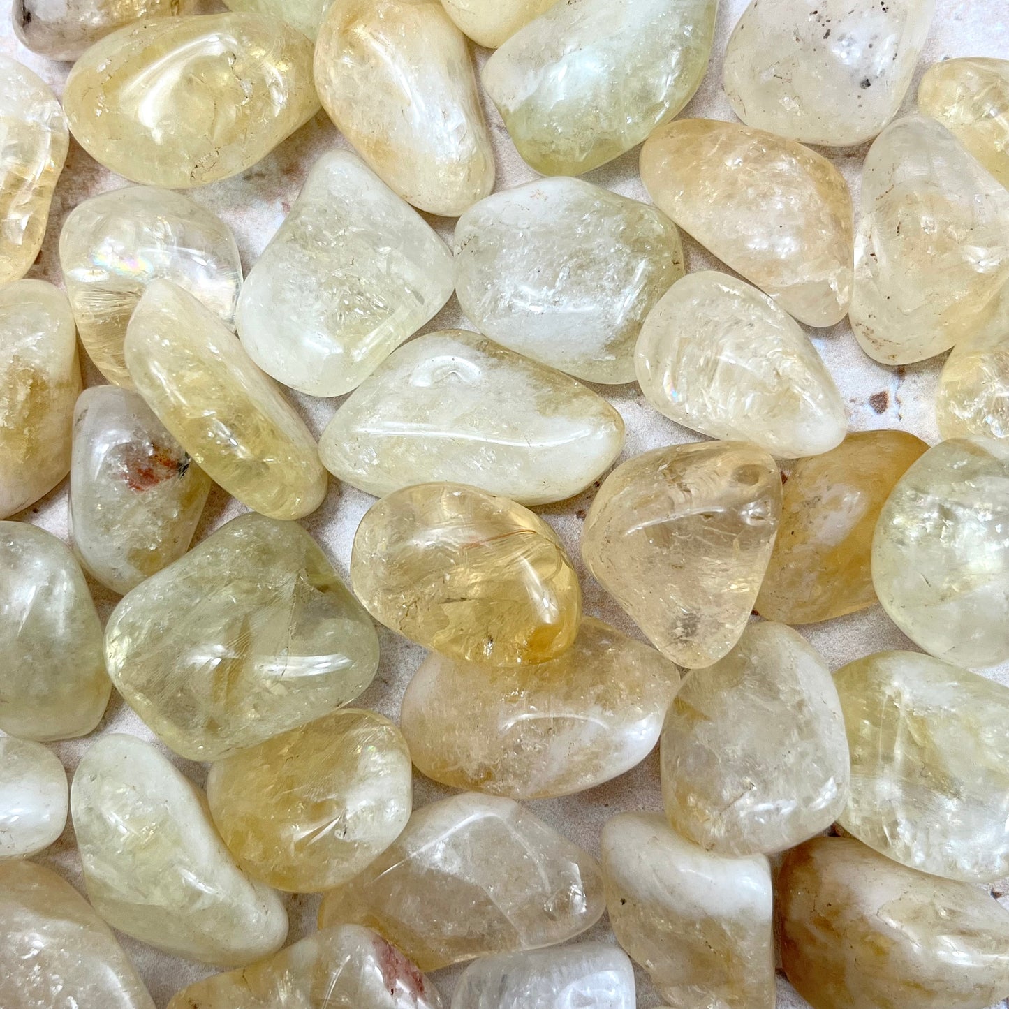 Citrine tumble stone