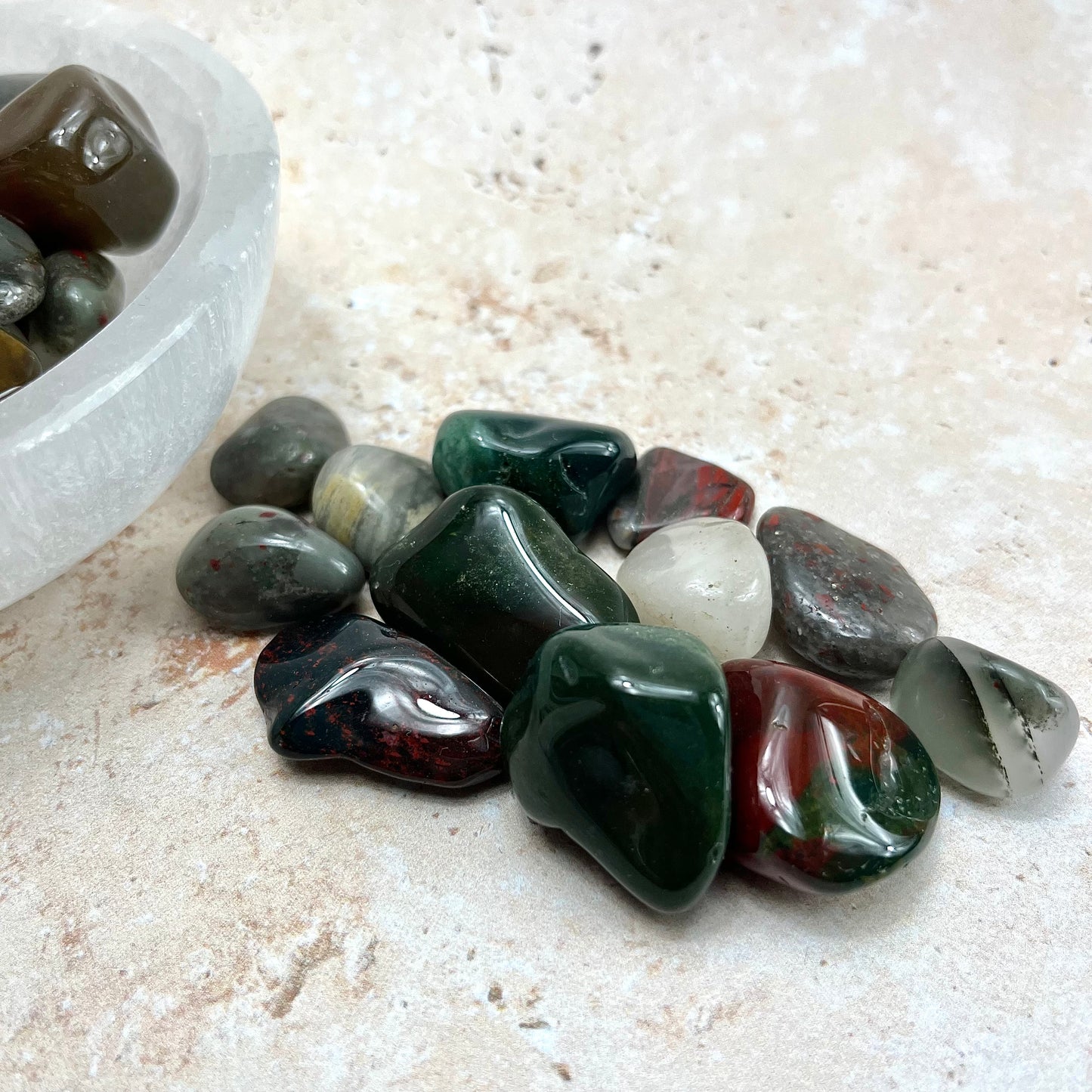 Bloodstone Tumble Stone