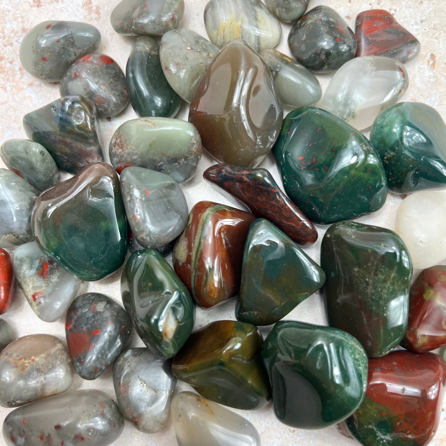 Bloodstone Tumble Stone