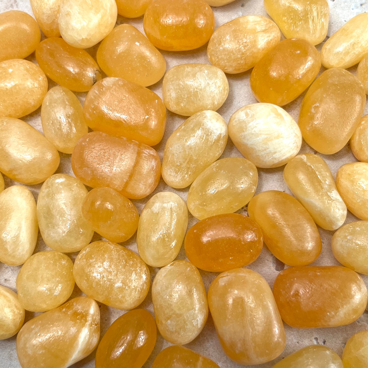 Orange Calcite Tumble Stone