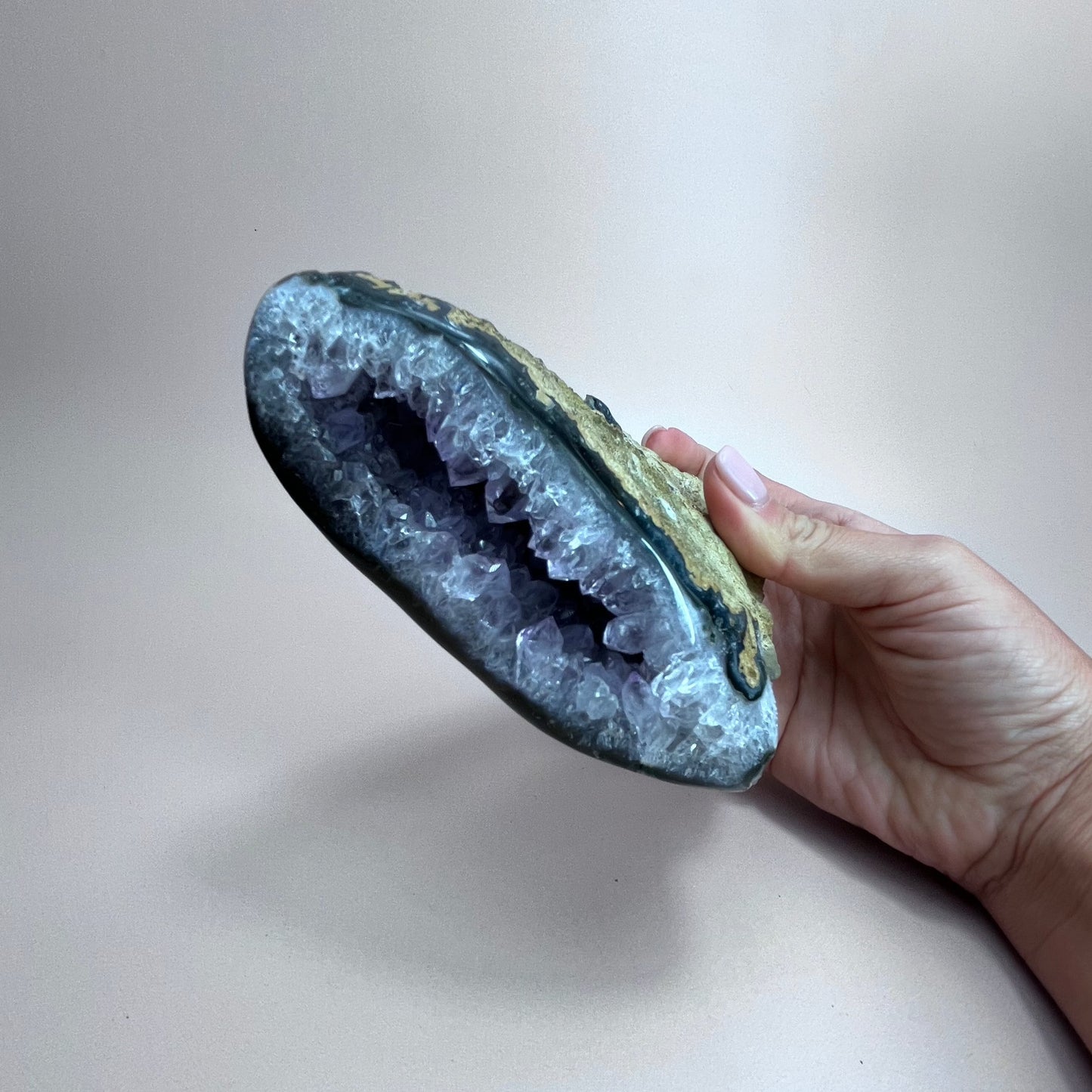 Amethyst Polished Cluster Cave