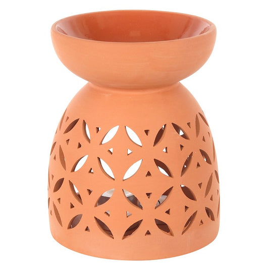 Large terracotta oil burner