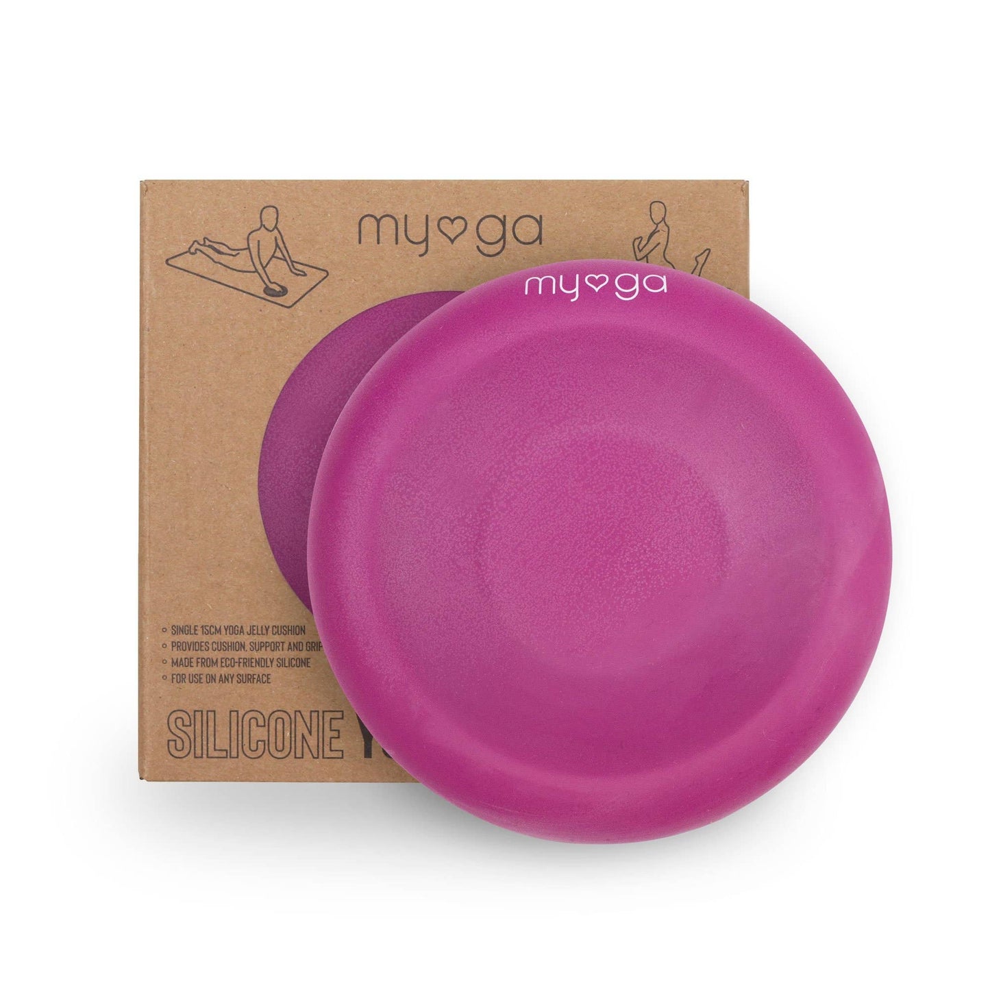 Yoga Support Jelly Pads: Grey