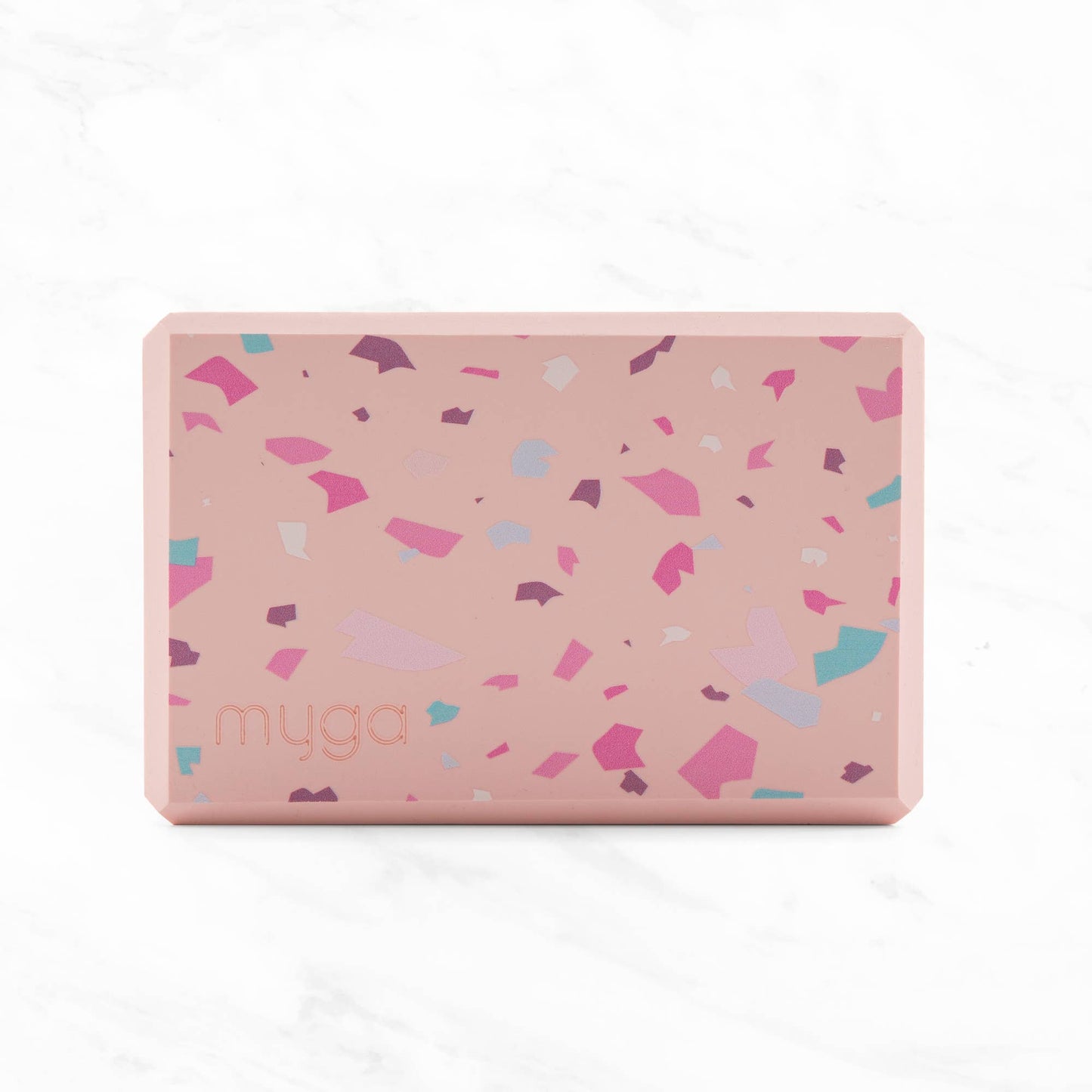 Printed Yoga Blocks: Terrazzo