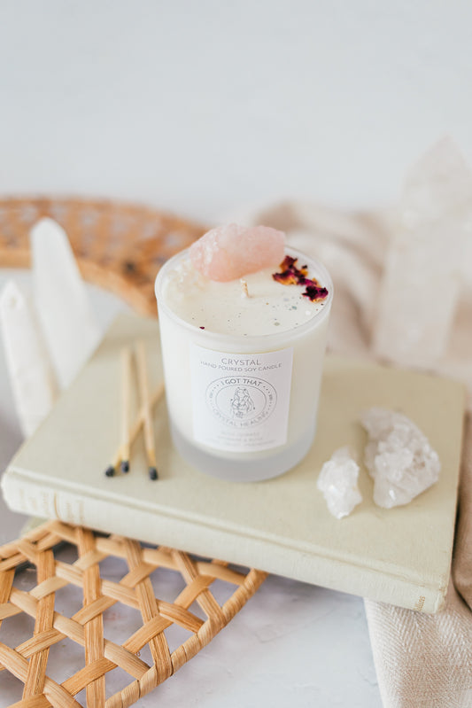 Luxury Rose Quartz - Rhubarb & Rose - Large