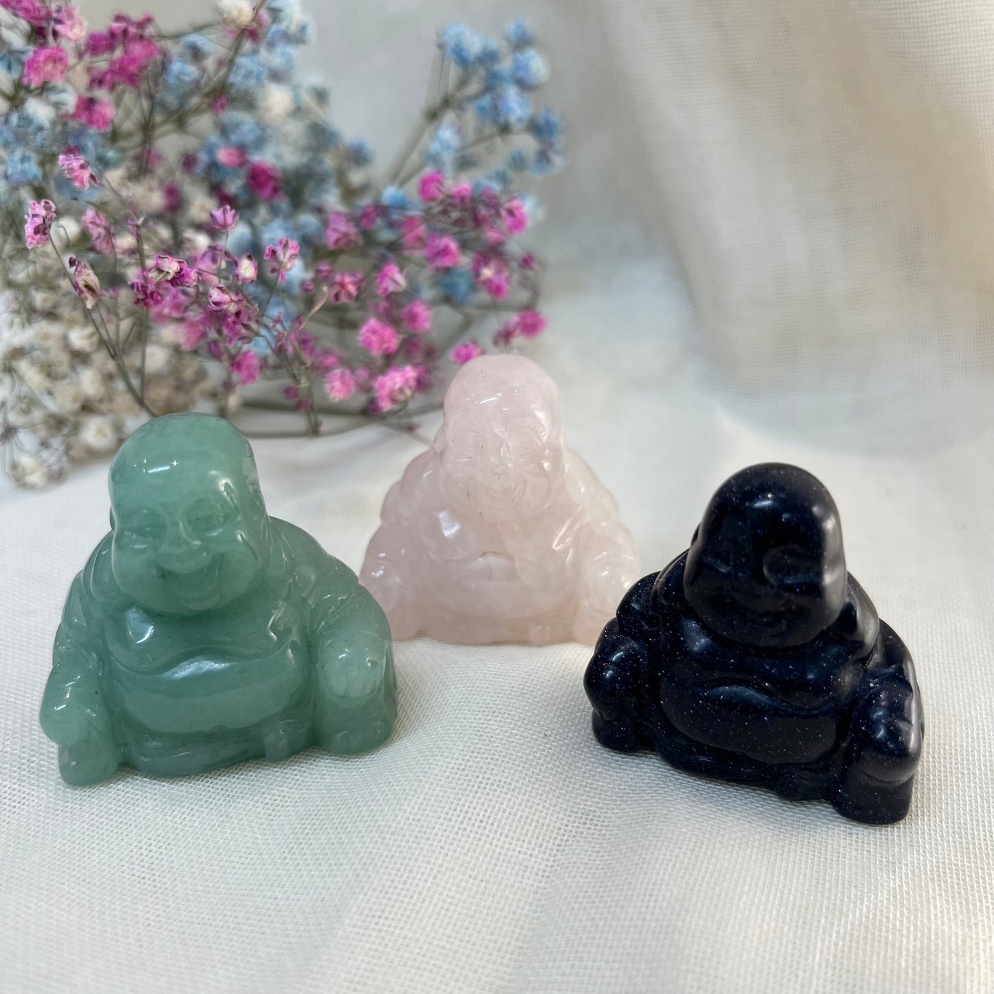 Blue Goldstone Buddha