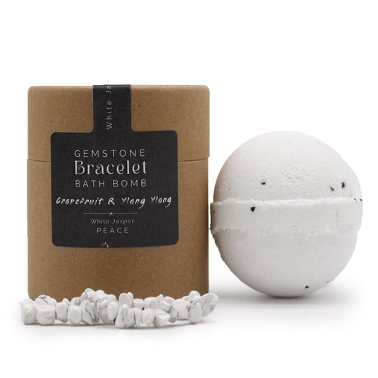 Crystal Jewellery Bath Bomb (White Jasper)