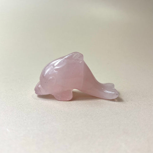 Rose Quartz Dolphin