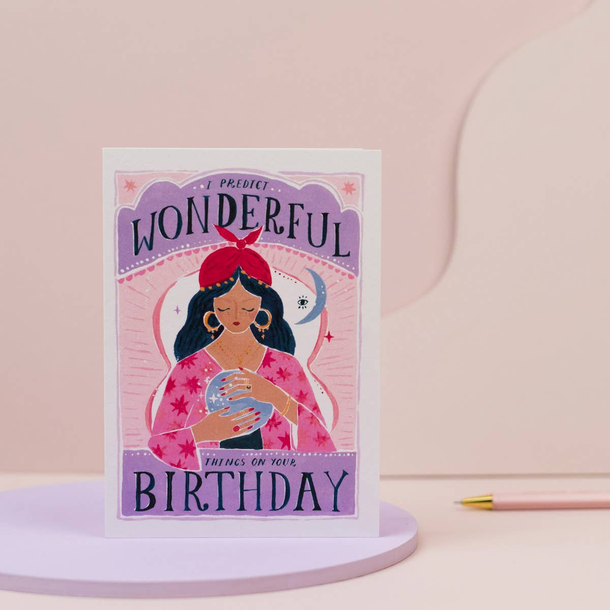 Fortune Birthday Card | Crystal Ball Card | Greeting Cards