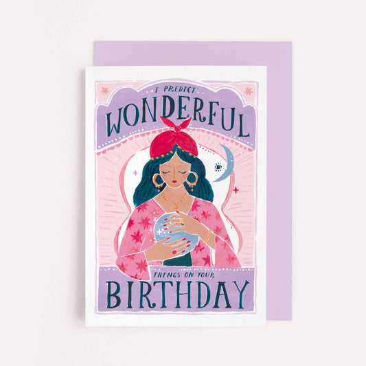 Fortune Birthday Card | Crystal Ball Card | Greeting Cards