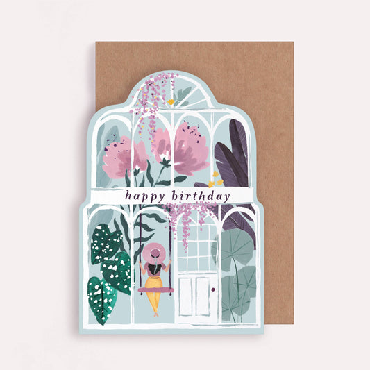 Greenhouse Birthday Card | Plant Birthday Card | Plants Card