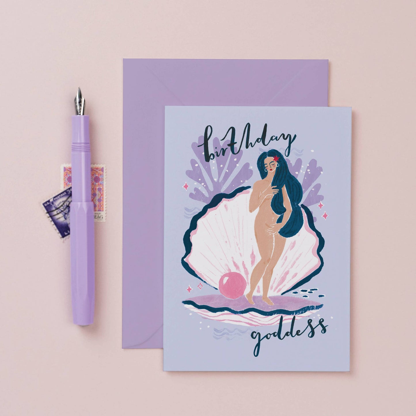 Birthday Goddess Card | Female Birthday Card | Birthday Card