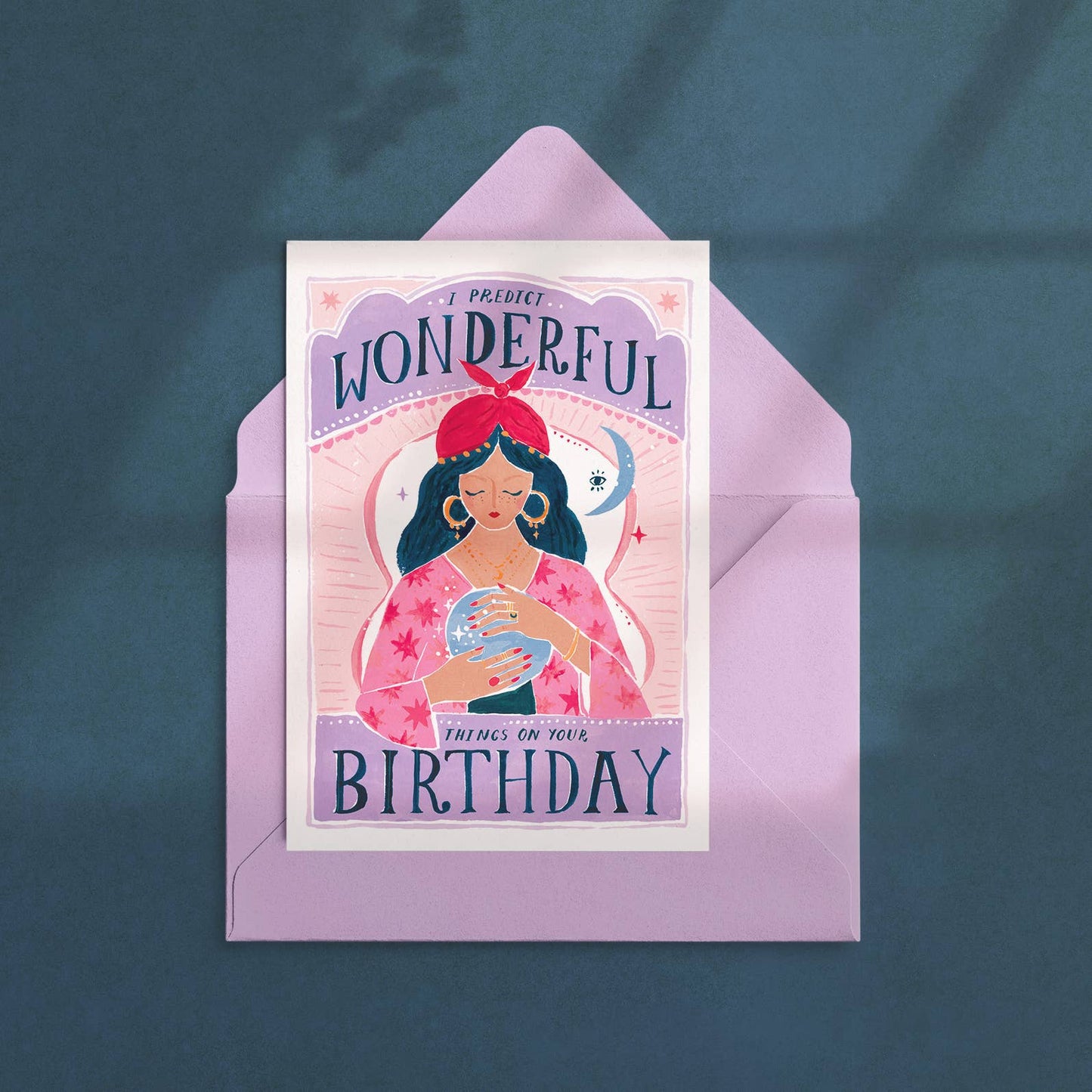 Fortune Birthday Card | Crystal Ball Card | Greeting Cards