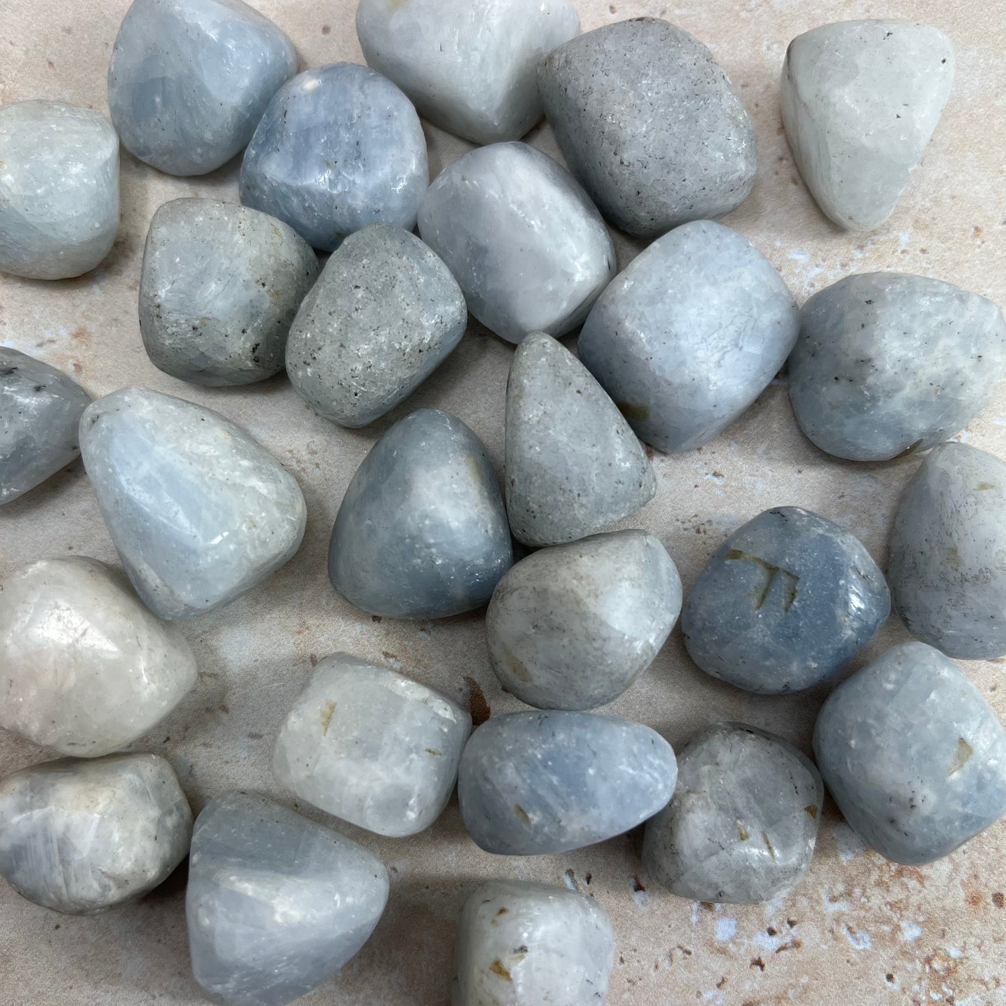 Blue Calcite Tumble Stone