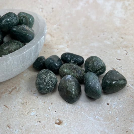 Moss Agate Tumble Stone