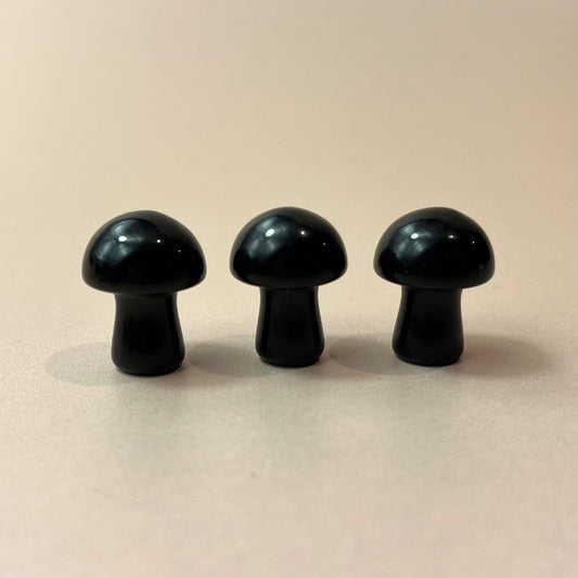 Obsidian Mini Mushroom