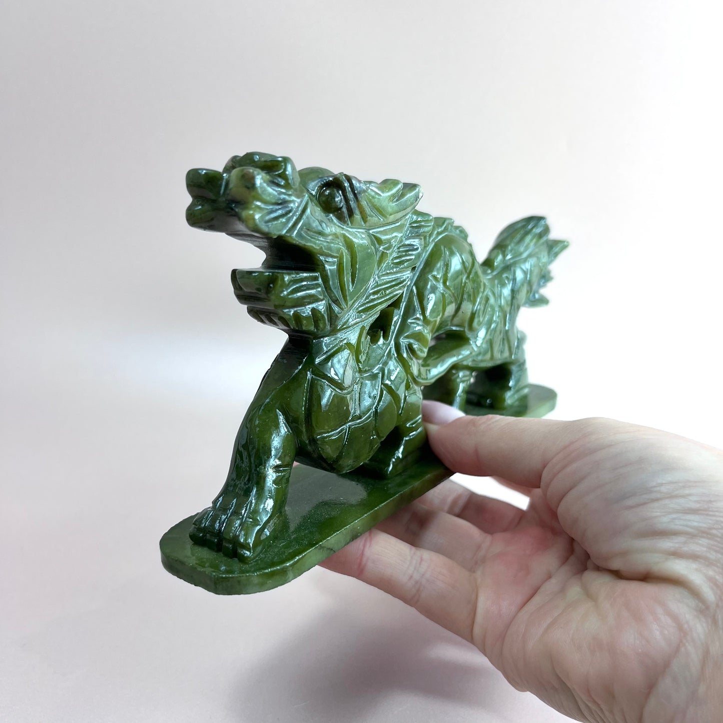 Serpentine Jade Dragon